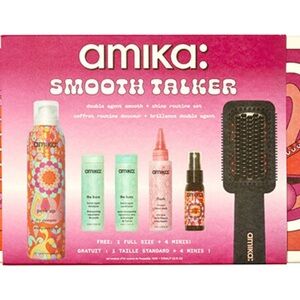 Amika Smooth Talker Set with Pink and Black